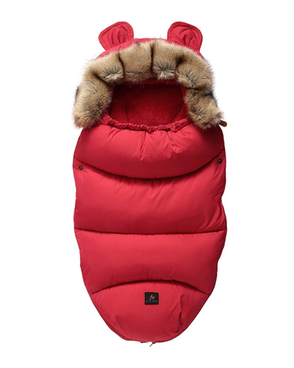 Flauschiger Baby Fußsack