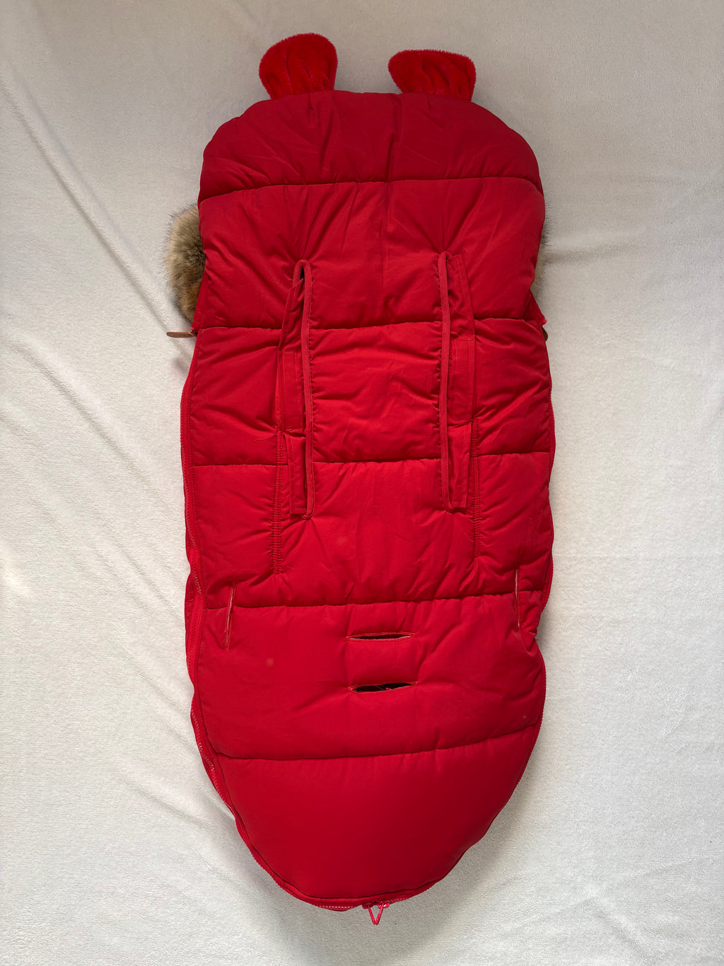 Flauschiger Baby Fußsack