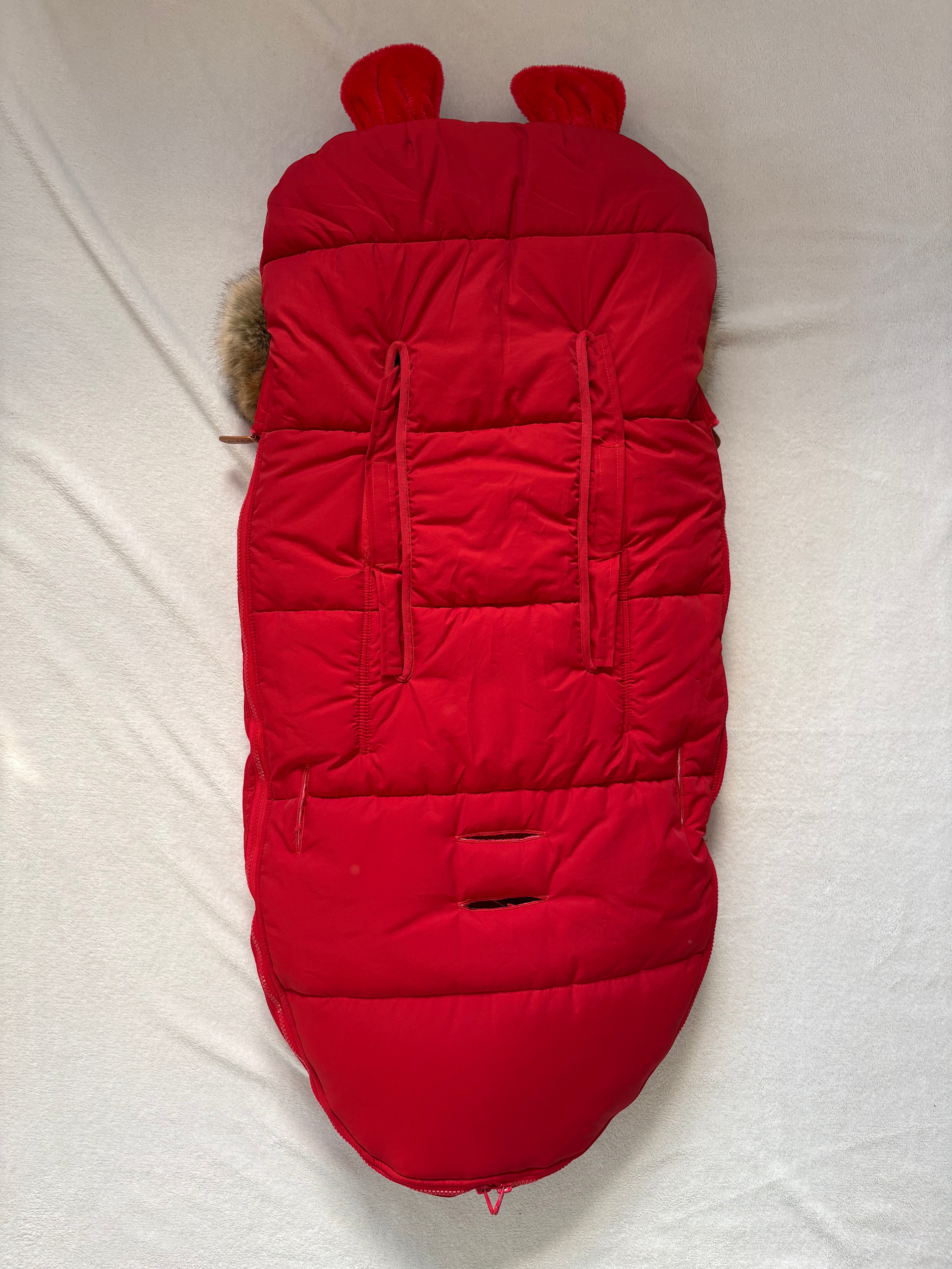 Flauschiger Baby Fußsack